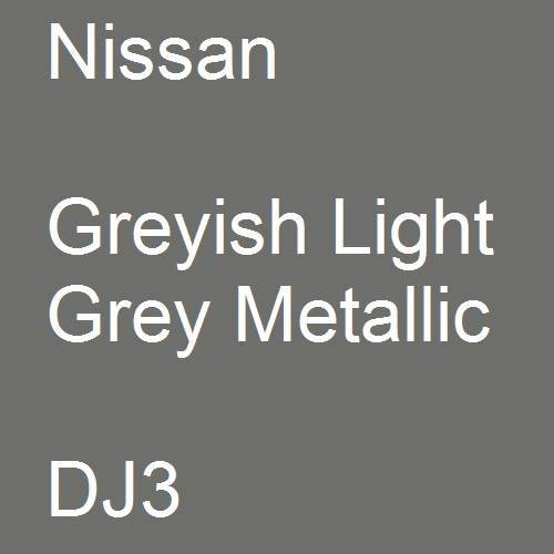 Nissan, Greyish Light Grey Metallic, DJ3.